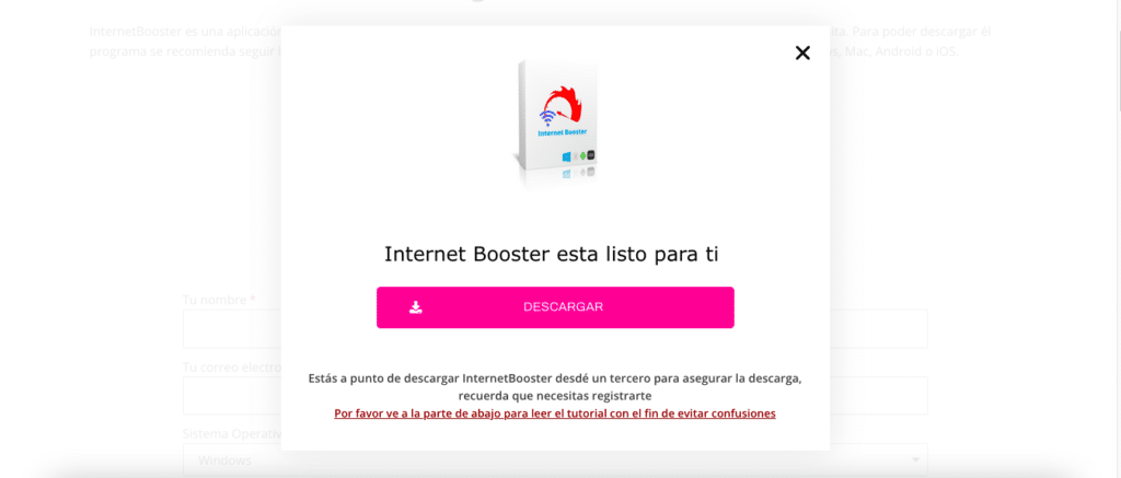 Descarga InternetBooster