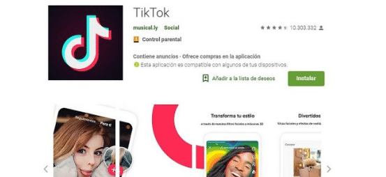 Cuenta de TikTok
