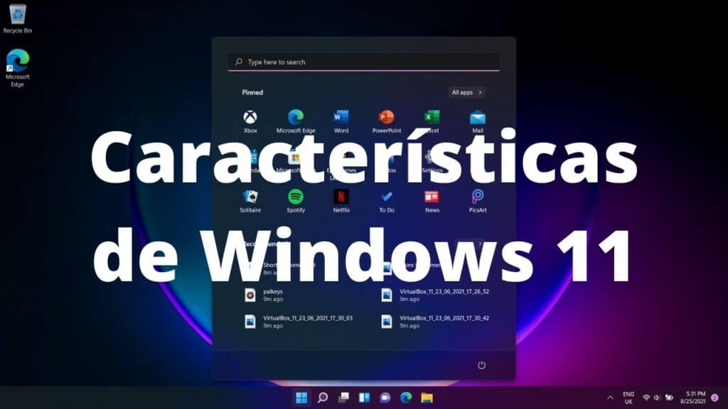 Caracteristicas de Windows 11