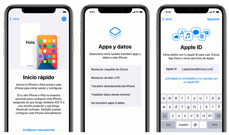 como pasar informacion de un iphone a otro