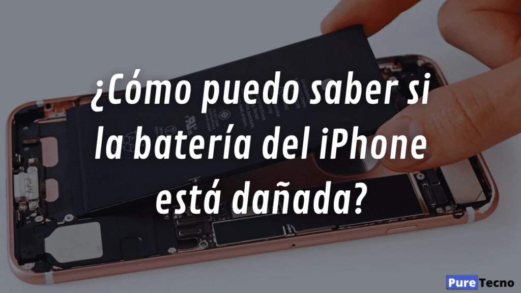 ¿Cómo puedo saber si la batería del iPhone está dañada?
