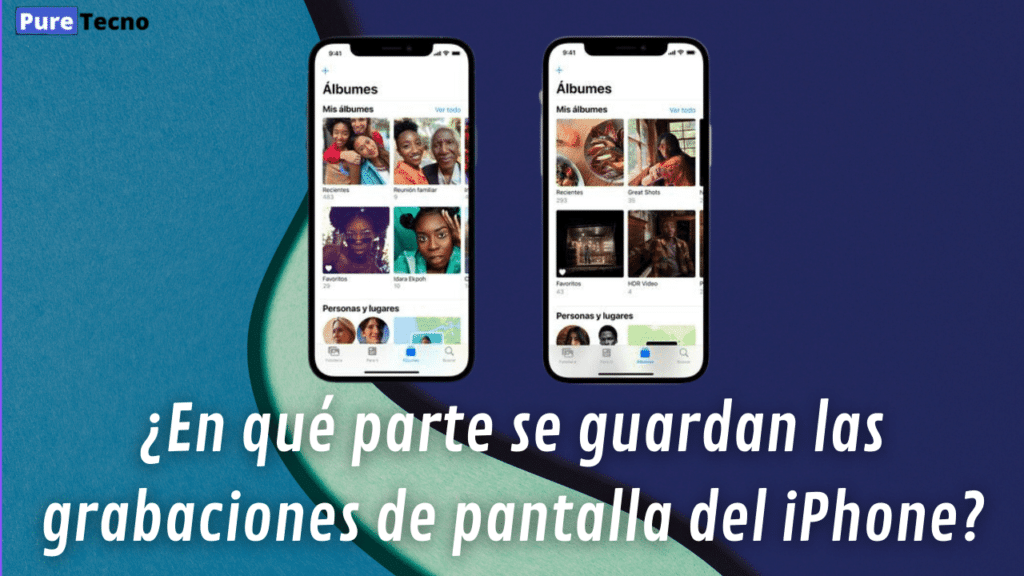 ¿En qué parte se guardan las grabaciones de pantalla del iPhone?
