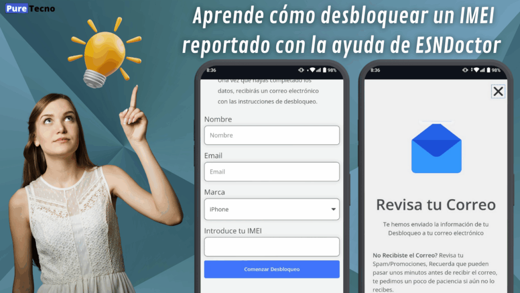Eliminar iPhone 16 de lista negra: ¡Quita tu reporte de IMEI online! 7 ¿Qué es ESNDoctor y cómo te puede ayudar con tu iPhone 16?