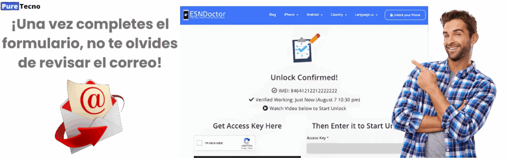 Eliminar iPhone 16 de lista negra: ¡Quita tu reporte de IMEI online! 8 ¿Qué es ESNDoctor y cómo te puede ayudar con tu iPhone 16?
